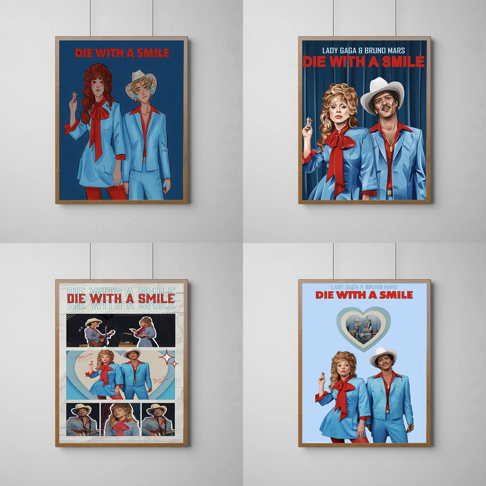 Lady Gaga & Bruno Mars Die With A Smile Poster Decoration Pictures Room Wall Posters Room Decor Decorative Paintings For Home
Lady Gaga & Bruno Mars Die With A Smile Poster Decoration Pictures Room Wall Posters Room Decor Decorative Paintings For Home