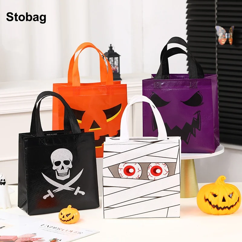StoBag 8/20pcs Happy Halloween Non-woven Gift Bags Tote Kids Handbag Fabric Packaging Waterproof Storage Reusable Pouch Party
StoBag 8/20pcs Happy Halloween Non-woven Gift Bags Tote Kids Handbag Fabric Packaging Waterproof Storage Reusable Pouch Party