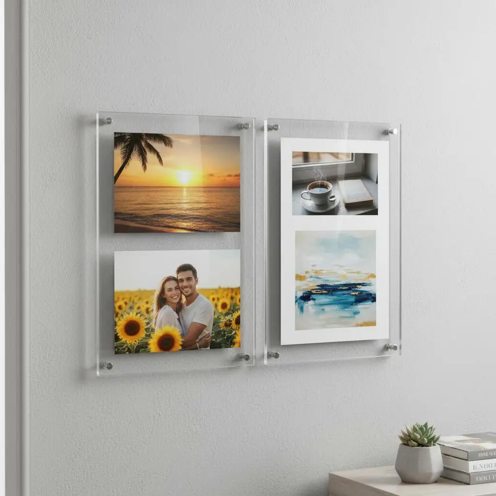 Clear Acrylic Picture Frame Transparent Photo Display Frame for Home Decor Exquisite Retro Style DIY Frame
Clear Acrylic Picture Frame Transparent Photo Display Frame for Home Decor Exquisite Retro Style DIY Frame