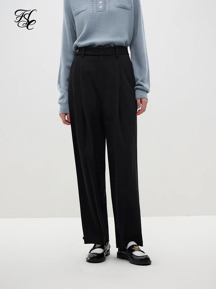 FSLE Commuter Sense High-waisted Straight-leg Carrot Pants for Women Winter New Versatile Casual Style Long Trousers Female
FSLE Commuter Sense High-waisted Straight-leg Carrot Pants for Women Winter New Versatile Casual Style Long Trousers Female