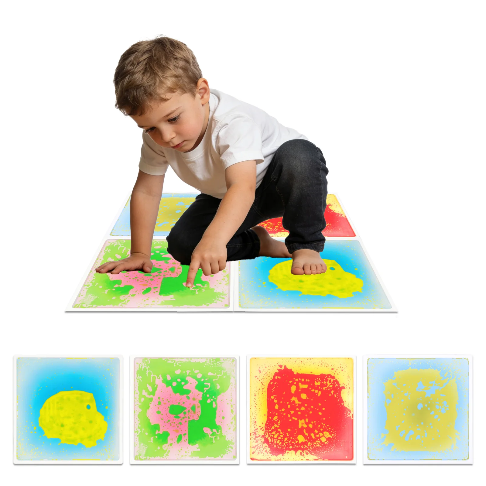Multipurpose Sensory Tiles Liquid for Home Preschool Daycare Sensory Play Zones Educational Toy
Multipurpose Sensory Tiles Liquid for Home Preschool Daycare Sensory Play Zones Educational Toy