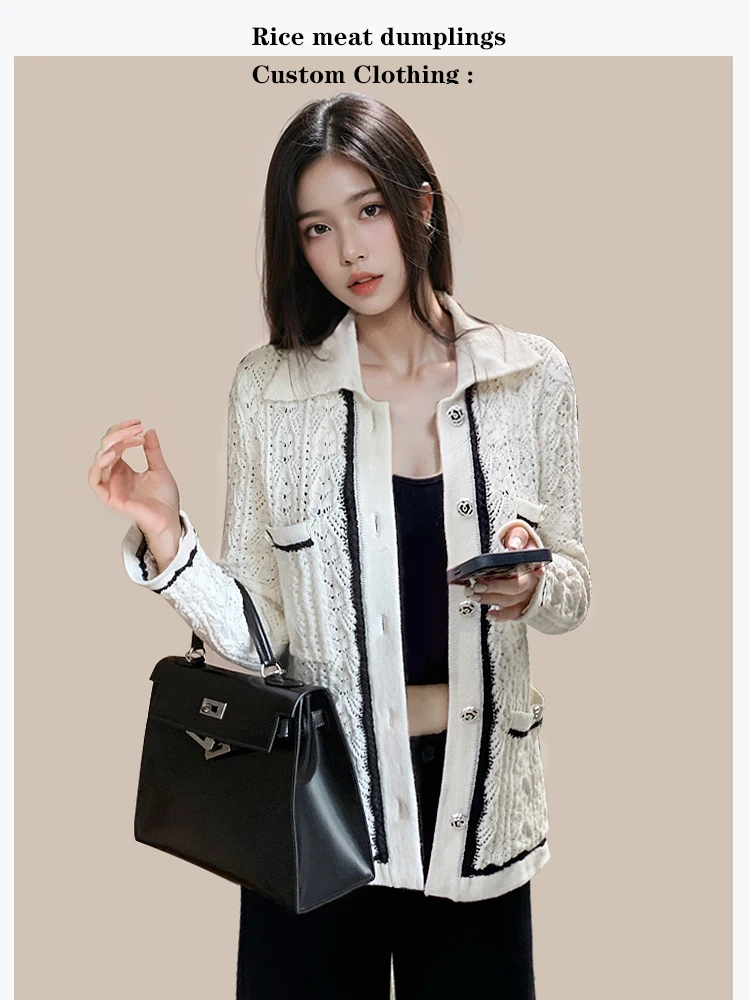 Casual Chic Loose Knitted Collar Jaet Faionable Relax Fit Commute Sle Regular Length ort Outerwear for Women
Casual Chic Loose Knitted Collar Jaet Faionable Relax Fit Commute Sle Regular Length ort Outerwear for Women