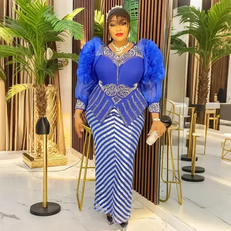 MN1 Plus Size Evening Dresses for Women African Luxury Sequin Gown Elegant Turkey Wedding Party Long Dress Ankara Ladies Clo8/yG
MN1 Plus Size Evening Dresses for Women African Luxury Sequin Gown Elegant Turkey Wedding Party Long Dress Ankara Ladies Clo8/yG