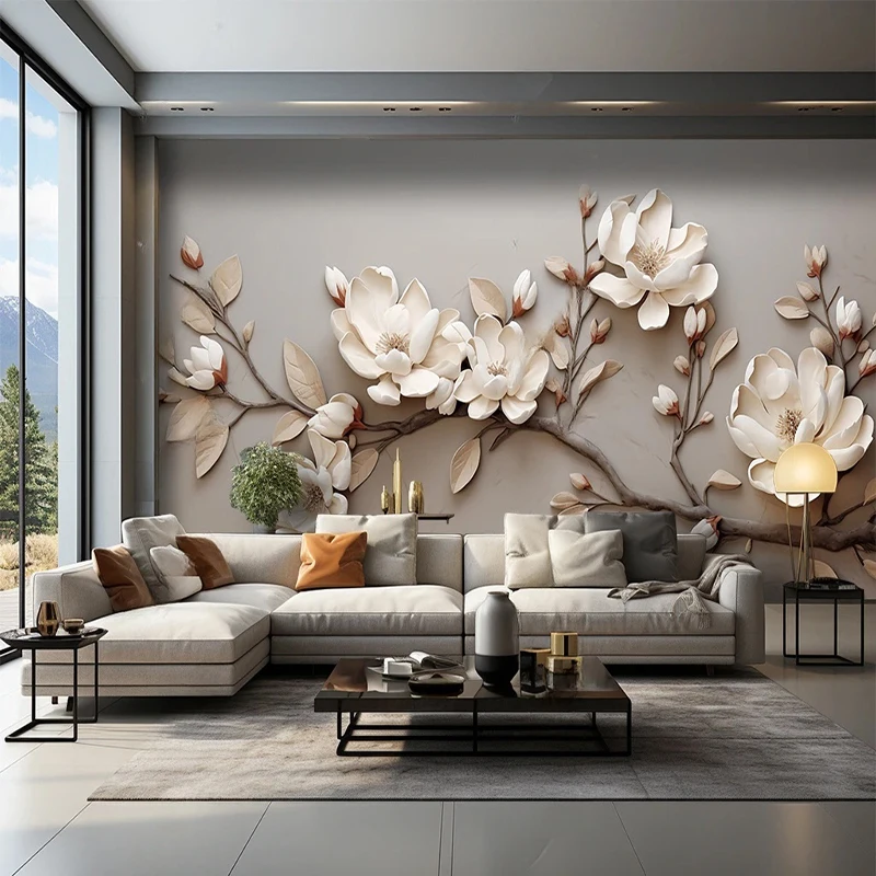 Custom Photo Wallpaper 3D Modern Simple Flower Tree Wall Mural For Living Room TV Background Home Decor Wall Covering Backdrop
Custom Photo Wallpaper 3D Modern Simple Flower Tree Wall Mural For Living Room TV Background Home Decor Wall Covering Backdrop