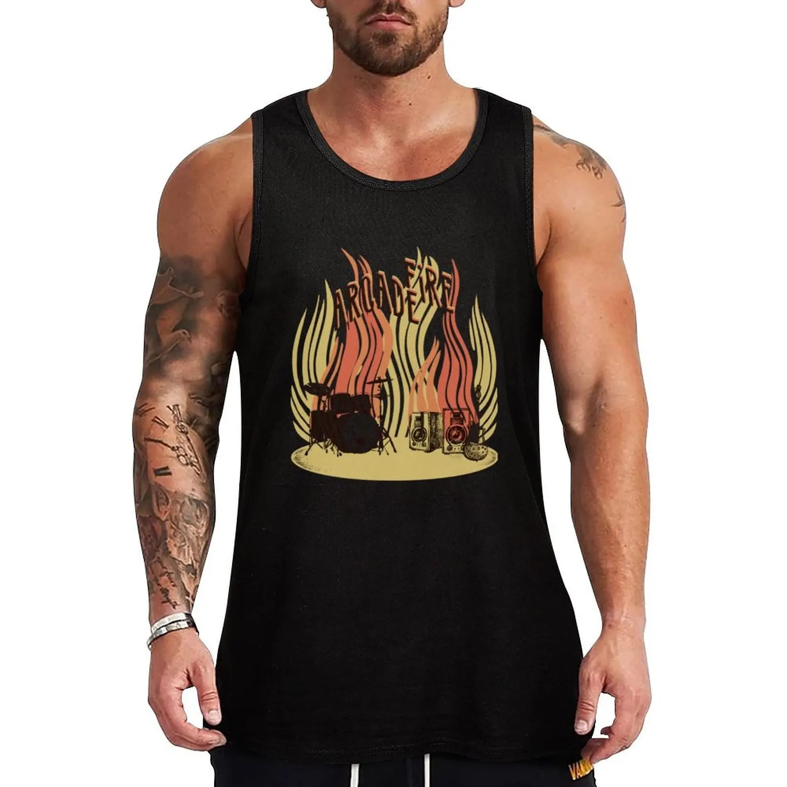 Arcade Fire Tank Top Regular Fit Basic Tank Top Sleeveless Casual Shirt
Arcade Fire Tank Top Regular Fit Basic Tank Top Sleeveless Casual Shirt