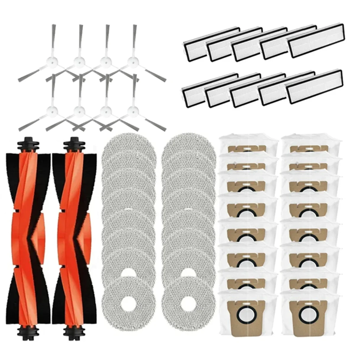 Hot sale For Robot Vacuum X20+ / X20 Plus Accessories Main Side Brush Hepa Filter Mop Cloth Dust Bag Replacement Parts
Hot sale For Robot Vacuum X20+ / X20 Plus Accessories Main Side Brush Hepa Filter Mop Cloth Dust Bag Replacement Parts