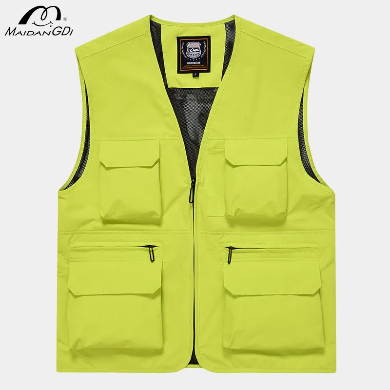 Men's Quick Drying Waterproof Vest Multi Pocket Lightweight Breathable Men Clothing Outdoor Daily Leisure Work Attire Style
Men's Quick Drying Waterproof Vest Multi Pocket Lightweight Breathable Men Clothing Outdoor Daily Leisure Work Attire Style