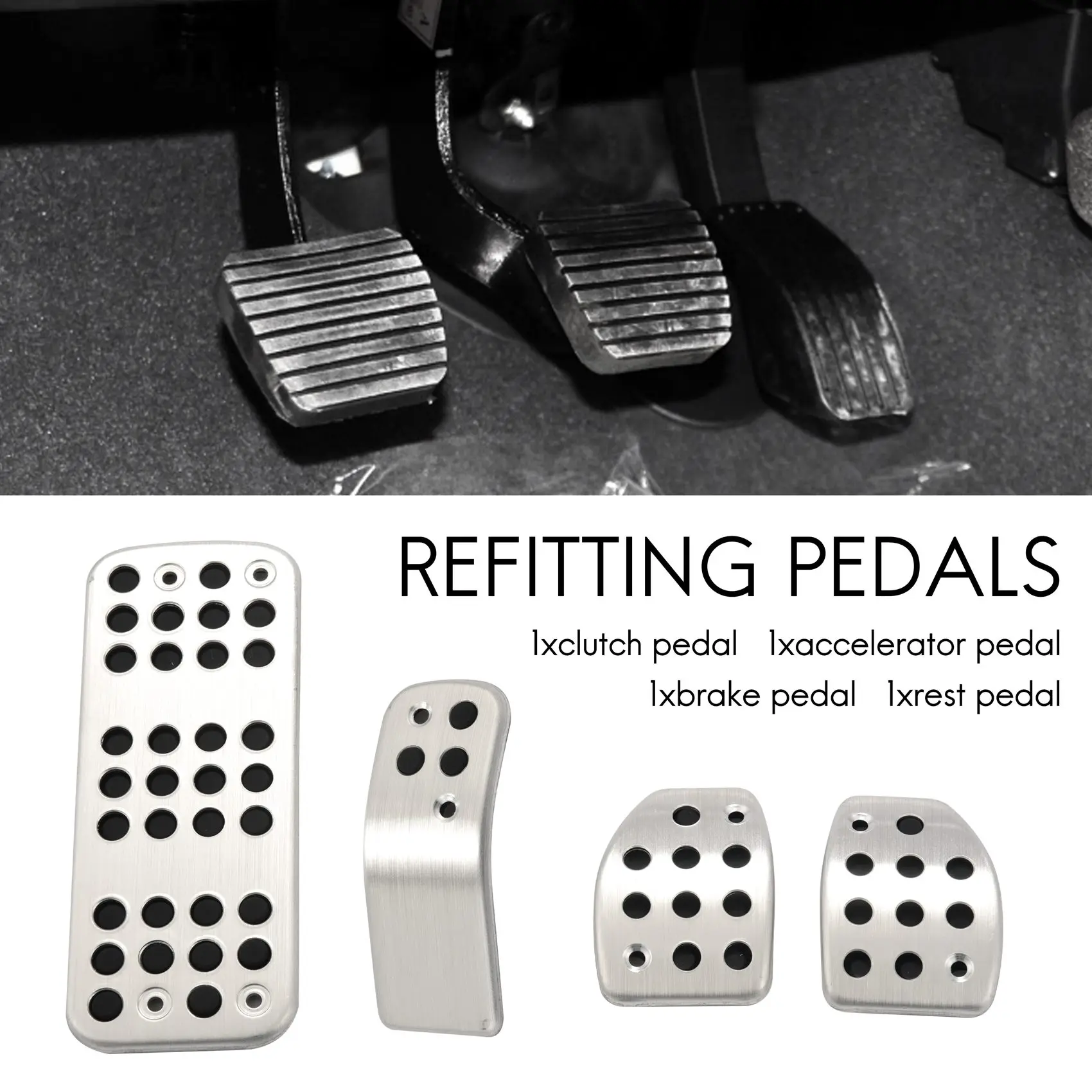 AC54-Ttcr-Ii Accessory Gas Modified Pedal Pad Plate For 207 301 307 208 2008 308 408 Cc/Citroen C3 C4/Ds 3 4 6 Ds3 Ds4 D
AC54-Ttcr-Ii Accessory Gas Modified Pedal Pad Plate For 207 301 307 208 2008 308 408 Cc/Citroen C3 C4/Ds 3 4 6 Ds3 Ds4 D