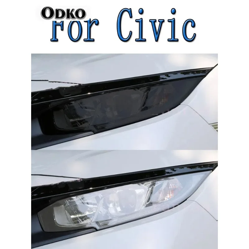 Car Headlight Protective Tint Film Smoke Black Transparent TPU Transparent Sticker For Honda Civic 10th 2016-2021 Accessories
Car Headlight Protective Tint Film Smoke Black Transparent TPU Transparent Sticker For Honda Civic 10th 2016-2021 Accessories