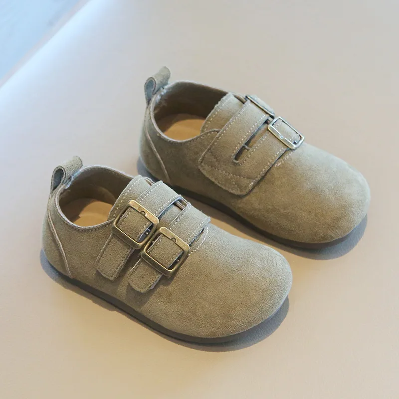 Simple Children's Velcro Loafers Suede Single Shoes Boys Girls Kids Non-Slip Casual Shoes Outdoor Walking Moccasins Toddlers
Simple Children's Velcro Loafers Suede Single Shoes Boys Girls Kids Non-Slip Casual Shoes Outdoor Walking Moccasins Toddlers
