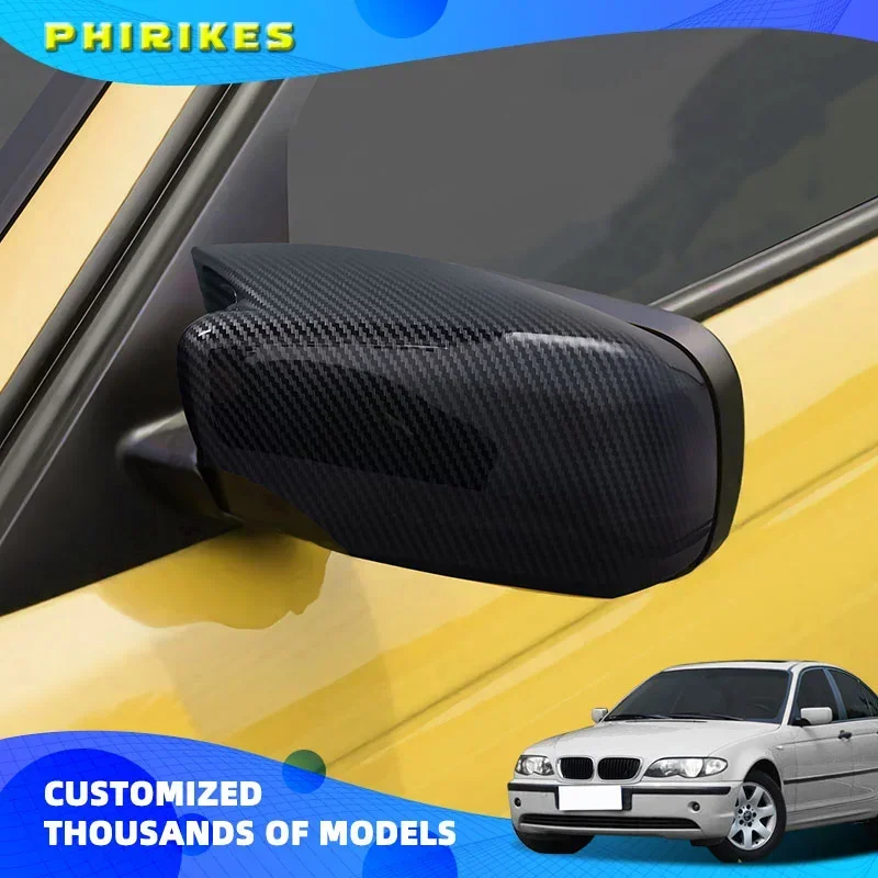 Carbon Fiber Pattern Black Side Mirror cover Caps Replacement for BMW E46 316i 318i 318d 320d 320i 325i 328i 330d 330i 1998-2005
Carbon Fiber Pattern Black Side Mirror cover Caps Replacement for BMW E46 316i 318i 318d 320d 320i 325i 328i 330d 330i 1998-2005