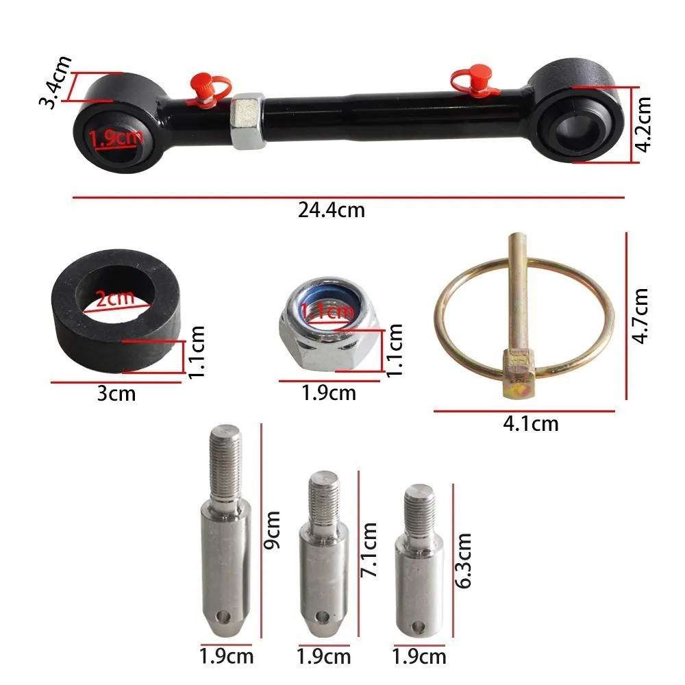 Front Sway Bar Links Disconnects For Jeep Wrangler JK JKS 2/4 Doors 2007-2018 Adjustable Quick Disconnect Parts 2.5-6" Lifts
Front Sway Bar Links Disconnects For Jeep Wrangler JK JKS 2/4 Doors 2007-2018 Adjustable Quick Disconnect Parts 2.5-6" Lifts