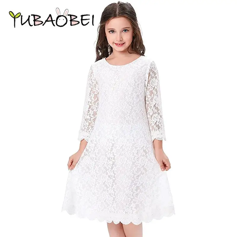 YUBAOBEI High Quality White Lace Flower Girl Dress Summer Boho Birthday Party Lace Princess Dress for Gilrs Kid Children
YUBAOBEI High Quality White Lace Flower Girl Dress Summer Boho Birthday Party Lace Princess Dress for Gilrs Kid Children
