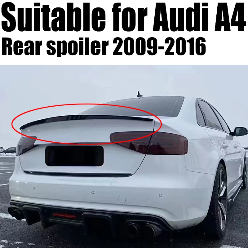 YKSRDNF For Audi A4 B8 B8.5 2009 2010 2011 2012 2013 2014 2015 2016 High Quality ABS Plastic Rear Trunk Wing Spoiler
YKSRDNF For Audi A4 B8 B8.5 2009 2010 2011 2012 2013 2014 2015 2016 High Quality ABS Plastic Rear Trunk Wing Spoiler
