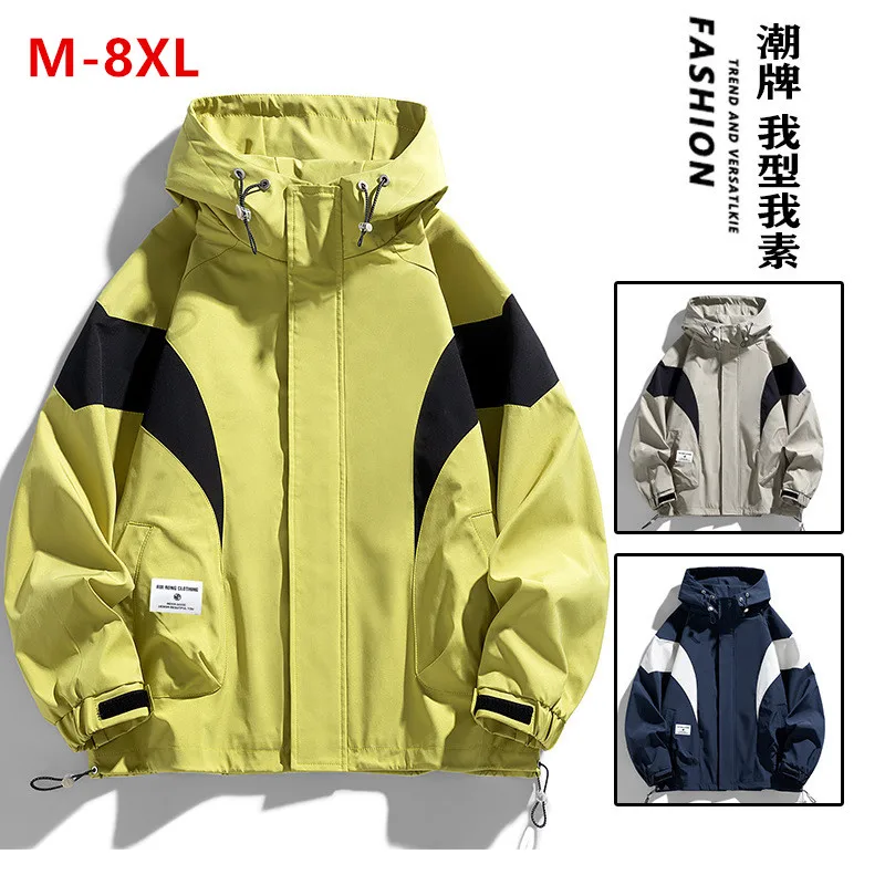 Fashion Brand Coat Plus Size 8XL 7XL High Quality Unisex Camping Clothes Hiking Jacket Waterproof Thin Windproof Outdoor Hooded
Fashion Brand Coat Plus Size 8XL 7XL High Quality Unisex Camping Clothes Hiking Jacket Waterproof Thin Windproof Outdoor Hooded