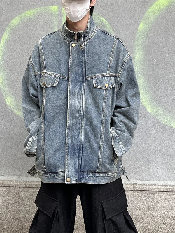 Мужская джинсовая куртка-бомбер American Sle Motorcycle с воротником-стойкой, рабочая одежда, стильная, модная, свободного кроя, для молодежи
Мужская джинсовая куртка-бомбер American Sle Motorcycle с воротником-стойкой, рабочая одежда, стильная, модная, свободного кроя, для молодежи