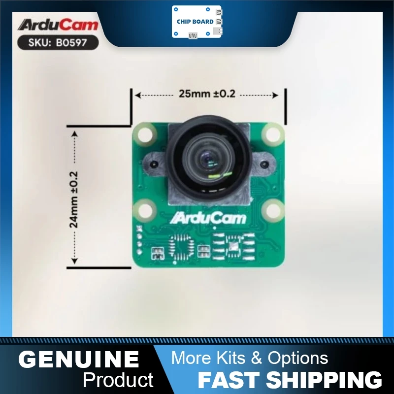 Arducam 12.3MP IMX577 Mini High-Resolution Camera Module for DepthAI (DM1090FFC)
Arducam 12.3MP IMX577 Mini High-Resolution Camera Module for DepthAI (DM1090FFC)