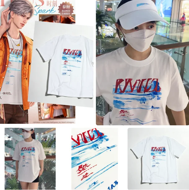 Game Love and Deepspace Sylus Short Sleeves T-shirt Suits Men Women Loose Leisure Summer Anime Cosplay Gift Halloween Gift
Game Love and Deepspace Sylus Short Sleeves T-shirt Suits Men Women Loose Leisure Summer Anime Cosplay Gift Halloween Gift