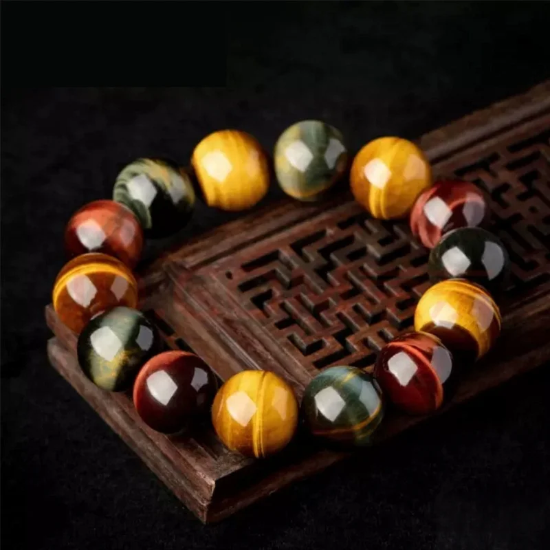 1pc/Protection Bracelet Natural Colorful Tiger Eye Stone Bracelet 12mm Beaded Bracelet for Men and Women
1pc/Protection Bracelet Natural Colorful Tiger Eye Stone Bracelet 12mm Beaded Bracelet for Men and Women