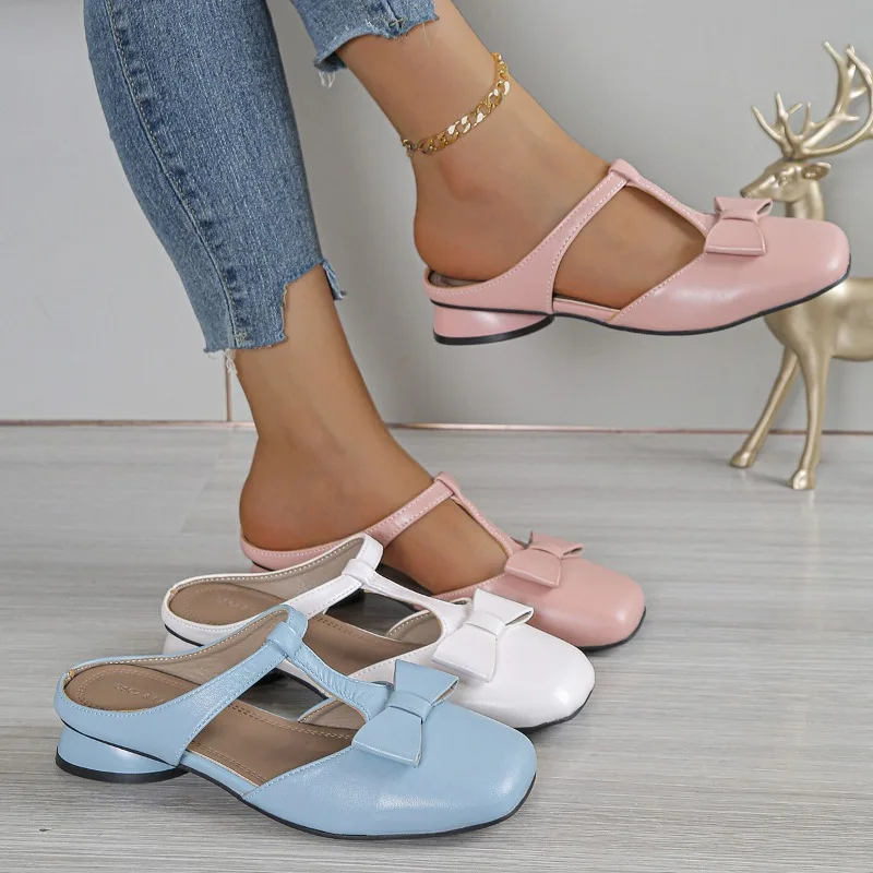 2026 Summer Fashion Closed-Toe Open-Heel Women's Casual Shoes Comfortable Slip-On Womens Slip-On New Elegant Party Roman Sandals
2026 Summer Fashion Closed-Toe Open-Heel Women's Casual Shoes Comfortable Slip-On Womens Slip-On New Elegant Party Roman Sandals