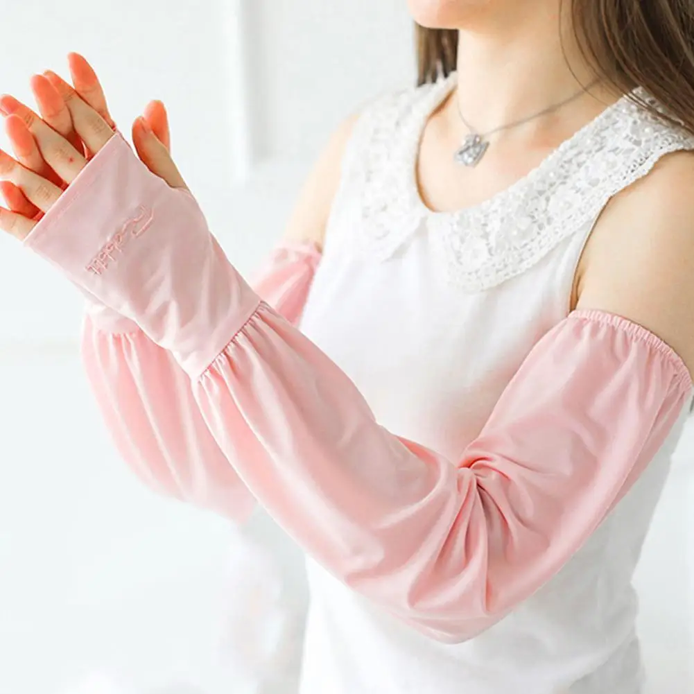 Summer Sunscreen Sleeves Men Women Ice Silk Elastic Anti-sunburn Sleeve Loose Outdoor Running Fishing Riding Cycling Sleeve
Summer Sunscreen Sleeves Men Women Ice Silk Elastic Anti-sunburn Sleeve Loose Outdoor Running Fishing Riding Cycling Sleeve
