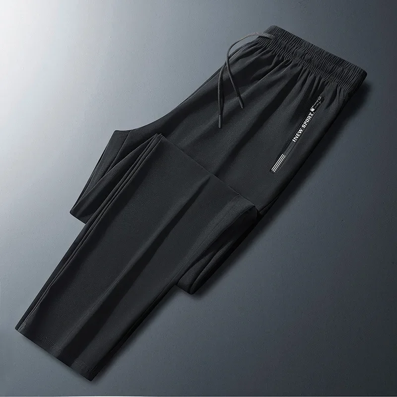 Thin Men's Ice Silk Pants Straight Tube Loose Elastic Air-conditioned Pants Casual Sports Quick Drying Breathable Pants
Thin Men's Ice Silk Pants Straight Tube Loose Elastic Air-conditioned Pants Casual Sports Quick Drying Breathable Pants