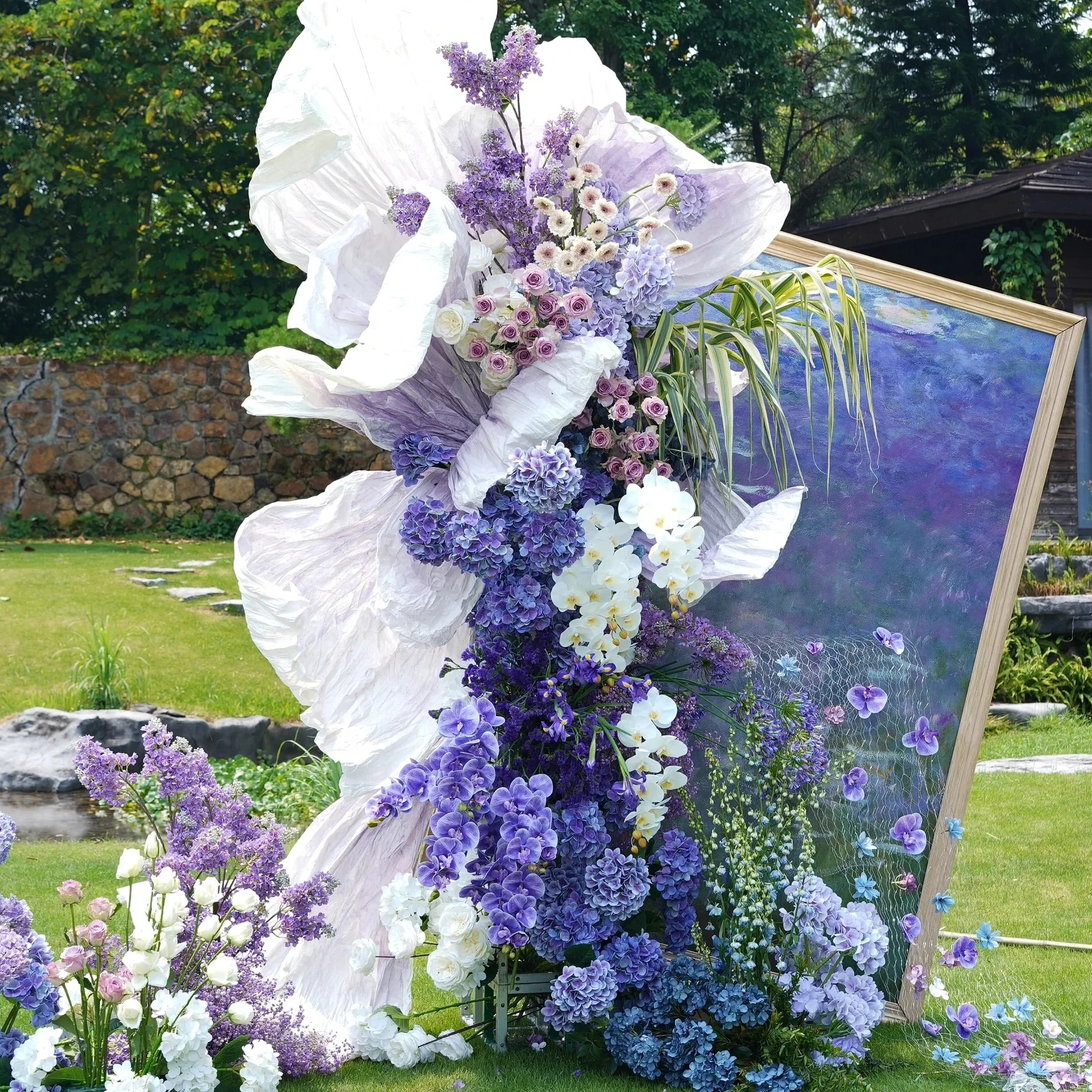 &c Hot Sale Stage Background Decoration Violet Wedding Decoration Artificial Flower Strip
&c Hot Sale Stage Background Decoration Violet Wedding Decoration Artificial Flower Strip