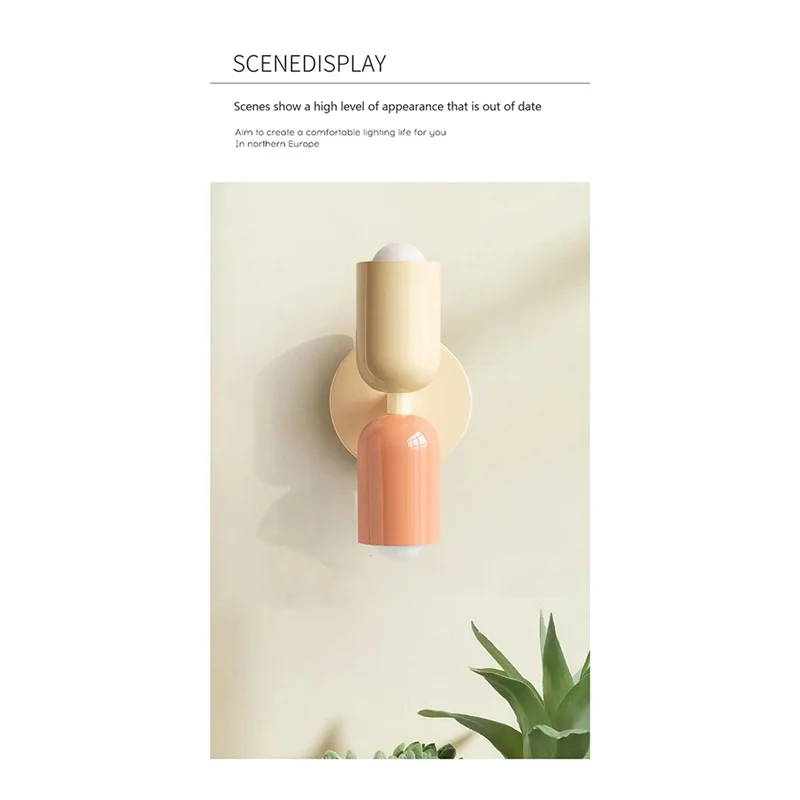 B97A-Colorful Bedside Wall Lamp Nordic Living Room Corridor Wall Light Children's Room Wall Lamp Bedroom Decorative Lamp
B97A-Colorful Bedside Wall Lamp Nordic Living Room Corridor Wall Light Children's Room Wall Lamp Bedroom Decorative Lamp