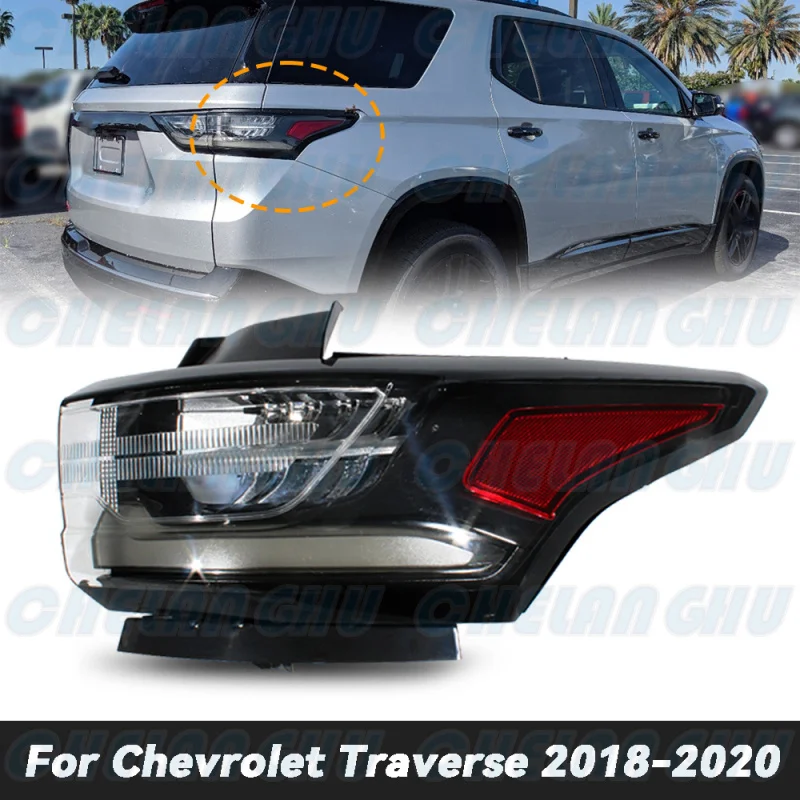 For Chevrolet Traverse 2018 2019 2020 US Version LED Right Outer Side Black Tail Light Rear Lamp Brake Light Car accessories
For Chevrolet Traverse 2018 2019 2020 US Version LED Right Outer Side Black Tail Light Rear Lamp Brake Light Car accessories