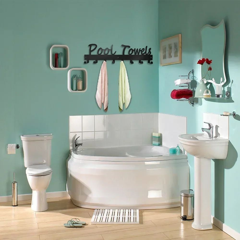 CIFBUY Decoration Metal Wall Mounted Rack With 8 Hooks bathroom accessories Wall Hanging Hooks Holder Decorative Organizer Rack
CIFBUY Decoration Metal Wall Mounted Rack With 8 Hooks bathroom accessories Wall Hanging Hooks Holder Decorative Organizer Rack