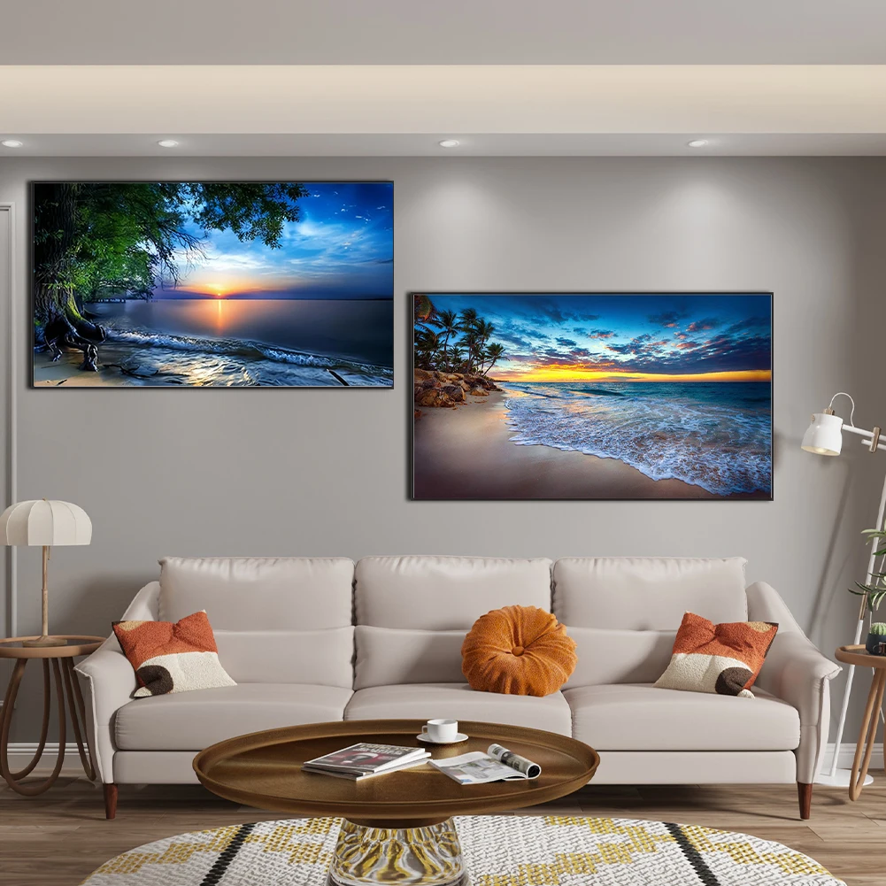 2pcs Landscape 5D DIY Full Drill Round Diamond Painting Kit Home Decor 70x40cm (D)
2pcs Landscape 5D DIY Full Drill Round Diamond Painting Kit Home Decor 70x40cm (D)
