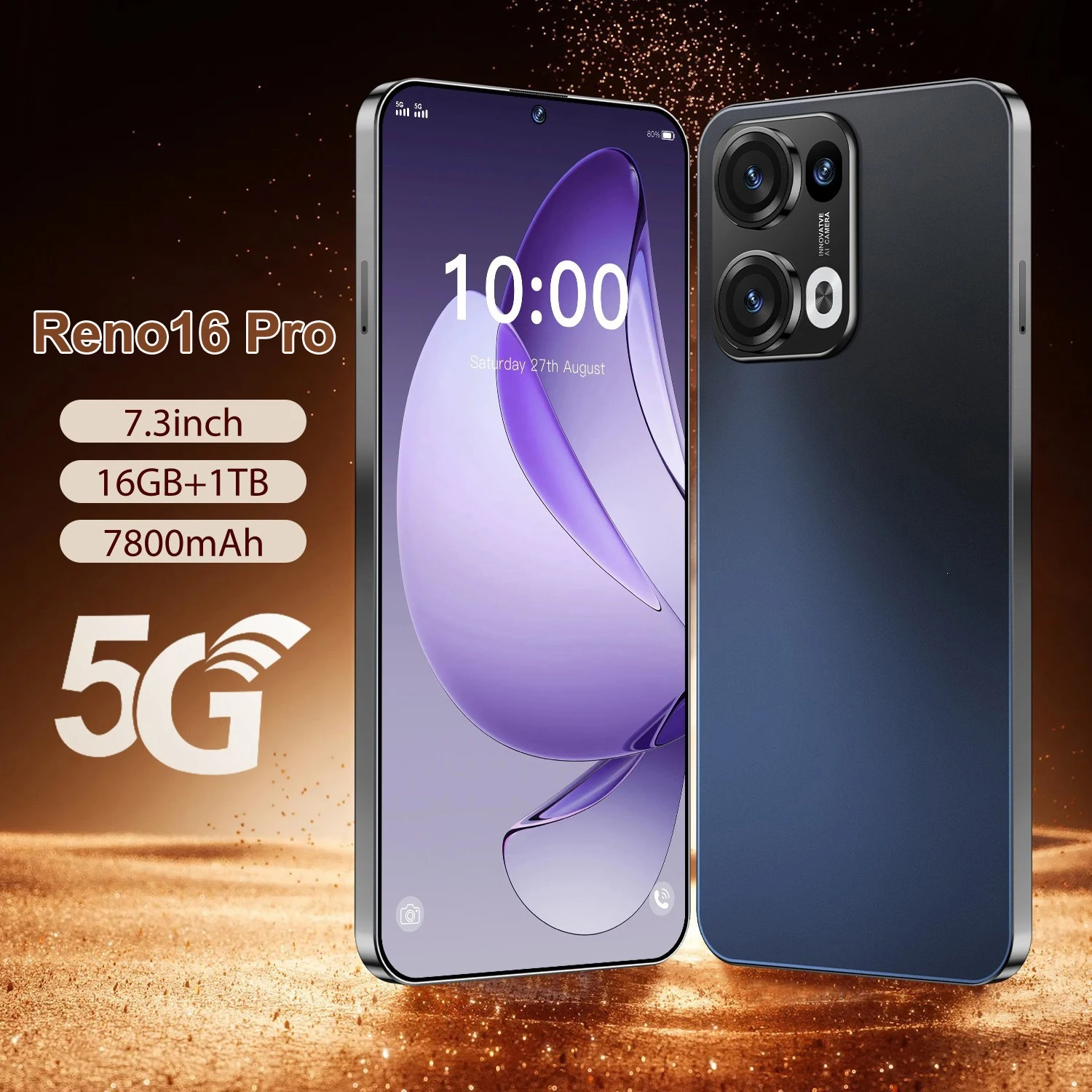 2026 Hot High Quality Reno16 Pro New Original Intelligent 4G 5G Dual Card Dual Standby System Global Version 7800mAh Battery
2026 Hot High Quality Reno16 Pro New Original Intelligent 4G 5G Dual Card Dual Standby System Global Version 7800mAh Battery