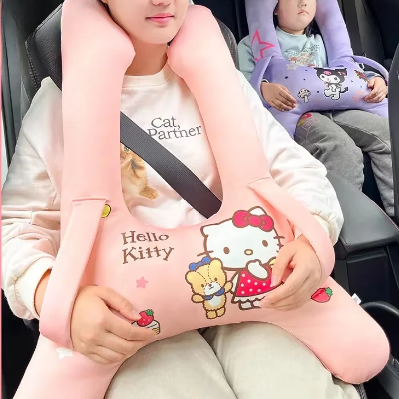 Sanrio HelloKitty Car Children's Sleeping Pillow Cute Melody Kuromi Car Back Seat Sleep Anti-strangulation Neck Pillow
Sanrio HelloKitty Car Children's Sleeping Pillow Cute Melody Kuromi Car Back Seat Sleep Anti-strangulation Neck Pillow
