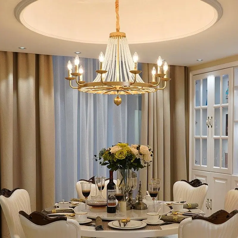 Living Room Retro Minimalist Style For Dining Room Study and Bedroom American Country Style Candle Crystal Chandelier
Living Room Retro Minimalist Style For Dining Room Study and Bedroom American Country Style Candle Crystal Chandelier