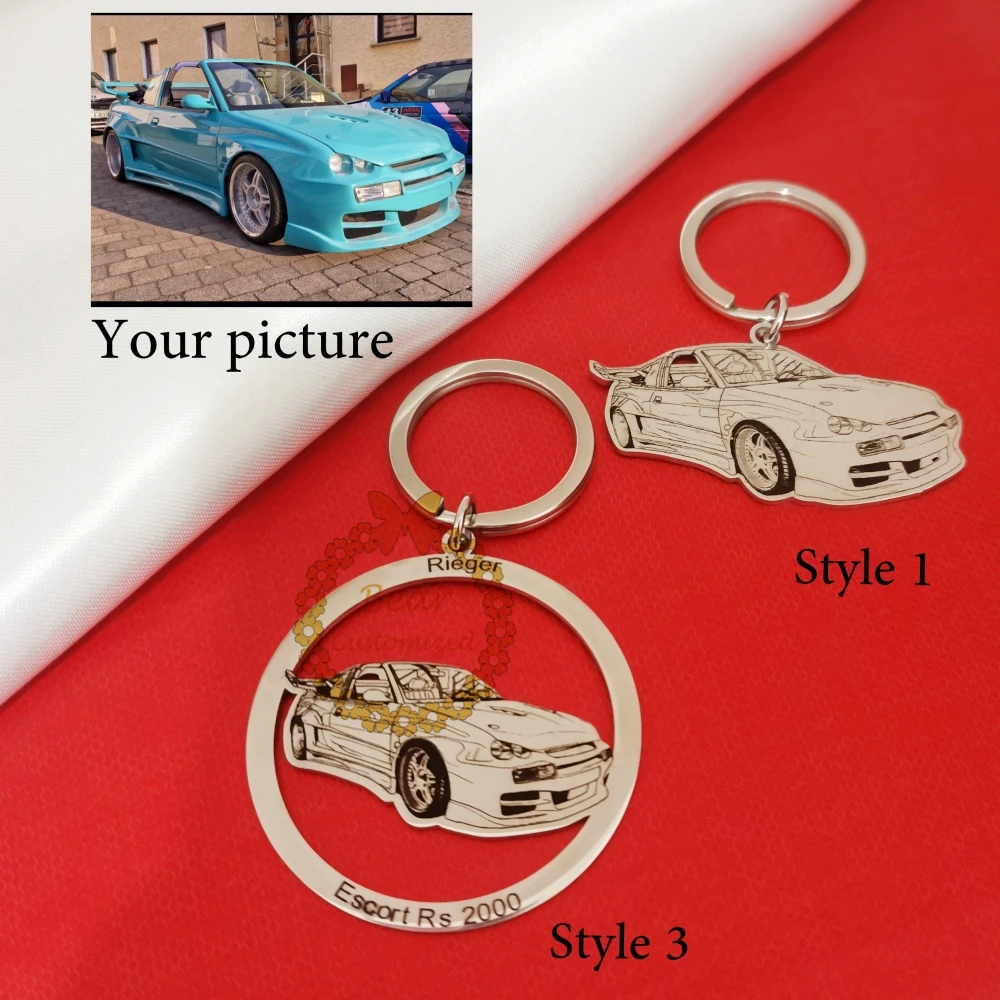 Customized Car Keyring with Engraved Details - Personalized Keychain, Quality Stainless Steel Ideal for Car Store Wholesale Gift
Customized Car Keyring with Engraved Details - Personalized Keychain, Quality Stainless Steel Ideal for Car Store Wholesale Gift