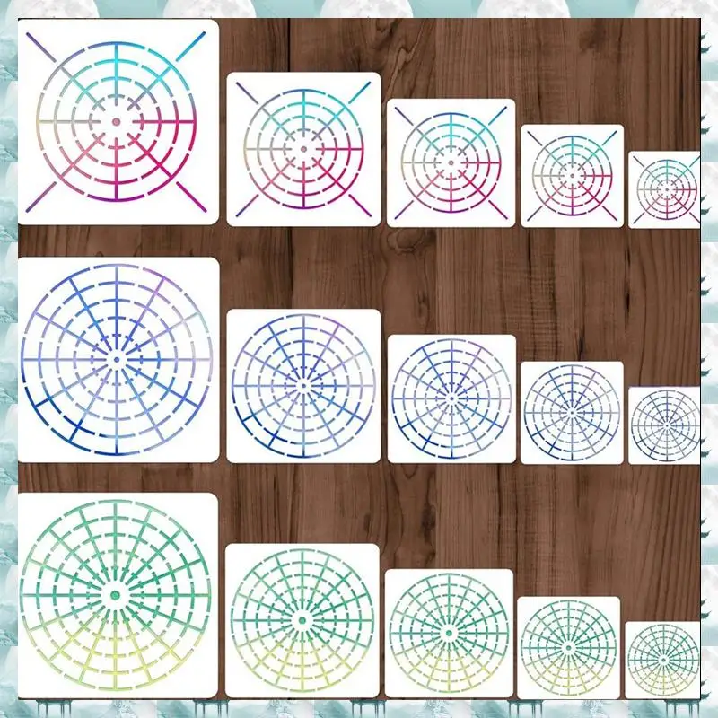 15 Pieces Mandala Dot Painting Tool Stencils Set, Reusable Mandala Stencil Template For Rock Wood Canvas DIY Painting
15 Pieces Mandala Dot Painting Tool Stencils Set, Reusable Mandala Stencil Template For Rock Wood Canvas DIY Painting