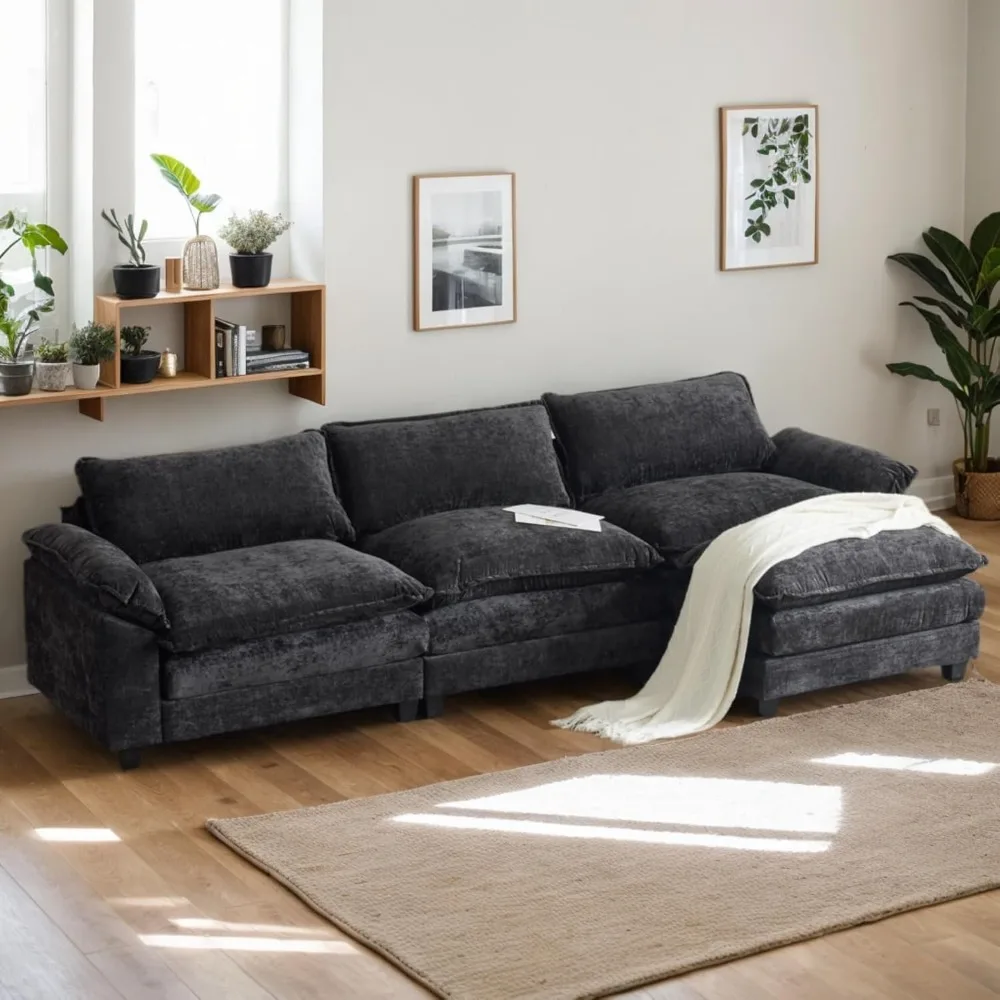 Sectional Sofa Modular Deep Seat Sofas Couch with Ottoman, sofas Sleeper Comfy Upholstered Furniture , Office, sofa
Sectional Sofa Modular Deep Seat Sofas Couch with Ottoman, sofas Sleeper Comfy Upholstered Furniture , Office, sofa