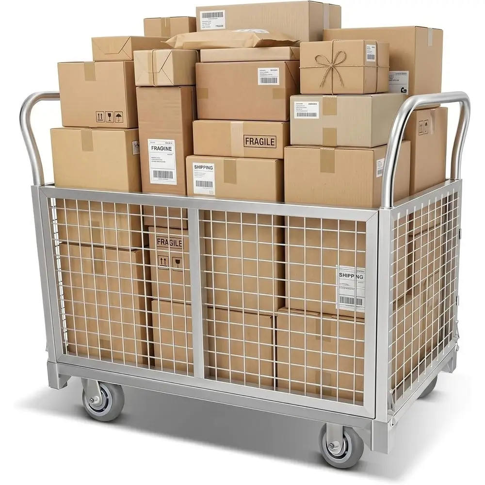 Heavy-Duty 6-in-1 Foldable Platform Truck Cart, 2200 lbs Capacity, Quiet Swivel Wheels, Ideal for Utility, Grocery, Laundry, and
Heavy-Duty 6-in-1 Foldable Platform Truck Cart, 2200 lbs Capacity, Quiet Swivel Wheels, Ideal for Utility, Grocery, Laundry, and