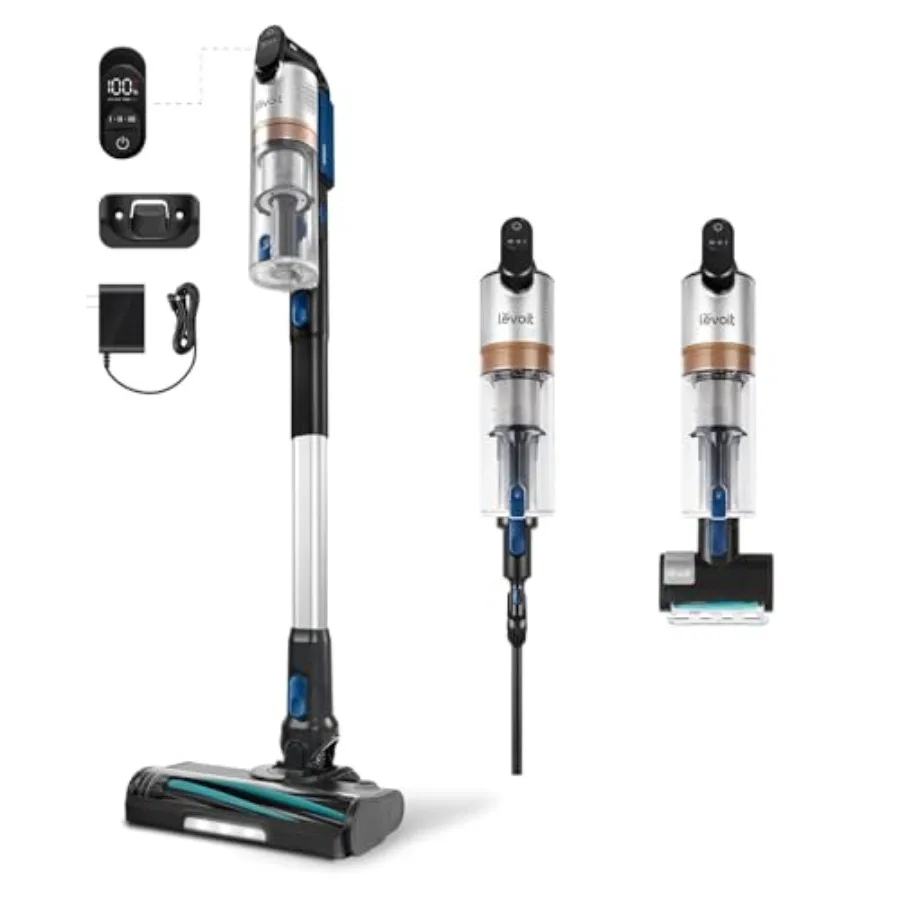 Cordless Vacuum Cleaner for Carpet and Hard Floor, HEPA Filter, Tangle-Resistant Design, 60 Mins Runtime, Powerful Suction, Lig
Cordless Vacuum Cleaner for Carpet and Hard Floor, HEPA Filter, Tangle-Resistant Design, 60 Mins Runtime, Powerful Suction, Lig