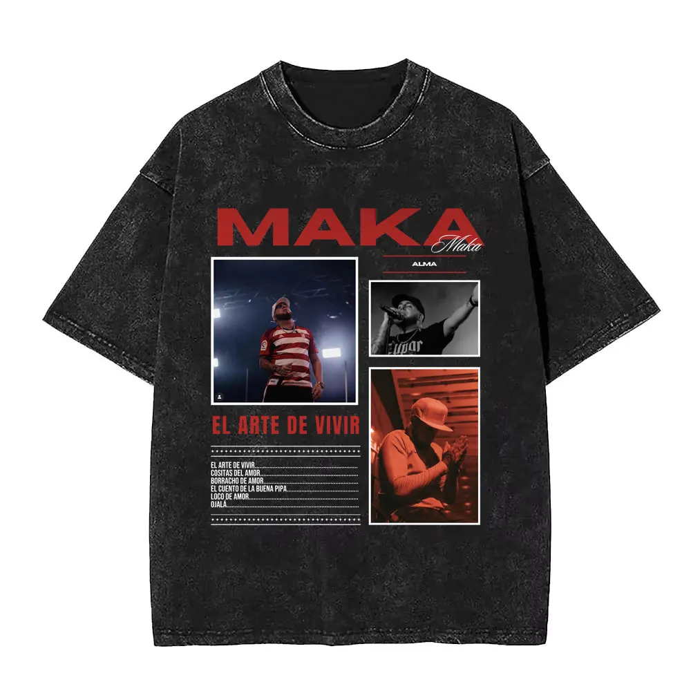 Vintage Washed Rapper Maka Aura 2025 Tour T-shirts Men's Casual Oversized Short Sleeve Tops Tees Men Fashion Hip Hop T Shirts
Vintage Washed Rapper Maka Aura 2025 Tour T-shirts Men's Casual Oversized Short Sleeve Tops Tees Men Fashion Hip Hop T Shirts