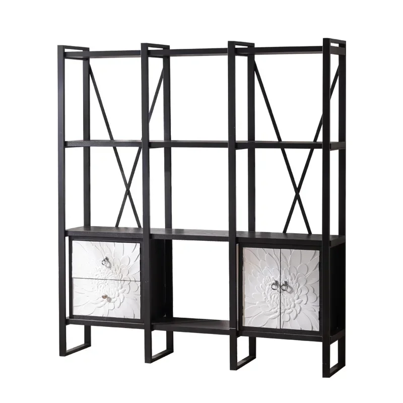 Высококачественная креативная книжная полка из кованого железа, перегородка для гостиной, витрина, надежный пол образца прямой трансляции
Высококачественная креативная книжная полка из кованого железа, перегородка для гостиной, витрина, надежный пол образца прямой трансляции