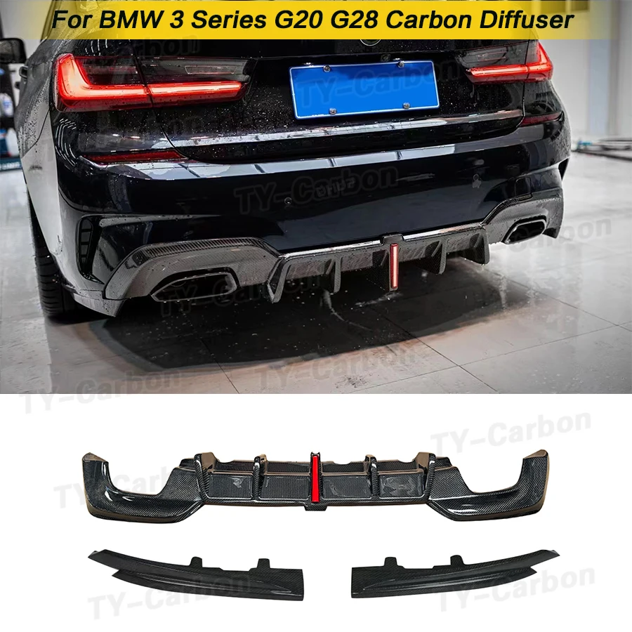 Real Carbon Fiber Rear Bumper Diffuser Lip Spoiler for BMW G20 G28 M-Sport M340i 2019 - 2022 Rear Diffuser Lip Splitters Spoiler
Real Carbon Fiber Rear Bumper Diffuser Lip Spoiler for BMW G20 G28 M-Sport M340i 2019 - 2022 Rear Diffuser Lip Splitters Spoiler