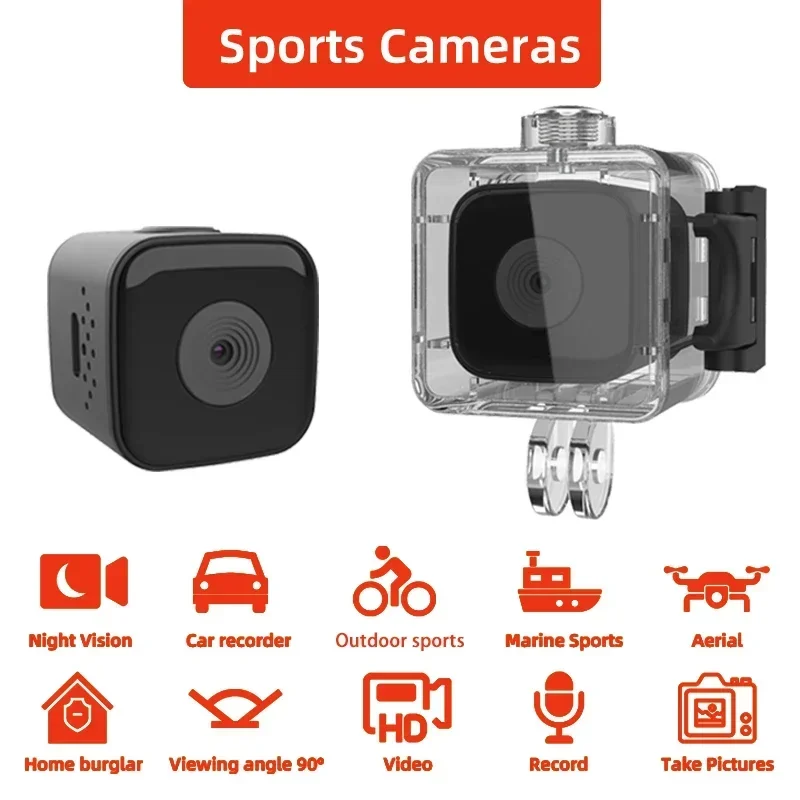 1080p SQ28 Outdoor Waterproof Sports Camera Portable Car Mini DV Camera High Definition Aviation Small Direct Recording Camera
1080p SQ28 Outdoor Waterproof Sports Camera Portable Car Mini DV Camera High Definition Aviation Small Direct Recording Camera