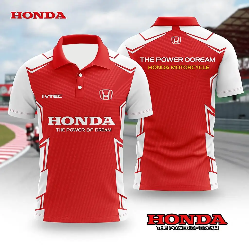 Горячая тенденция Honda Racing Мужская рубашка поло Удобная уличная одежда Идеально подходит для занятий спортом и повседневной одежды
Горячая тенденция Honda Racing Мужская рубашка поло Удобная уличная одежда Идеально подходит для занятий спортом и повседневной одежды