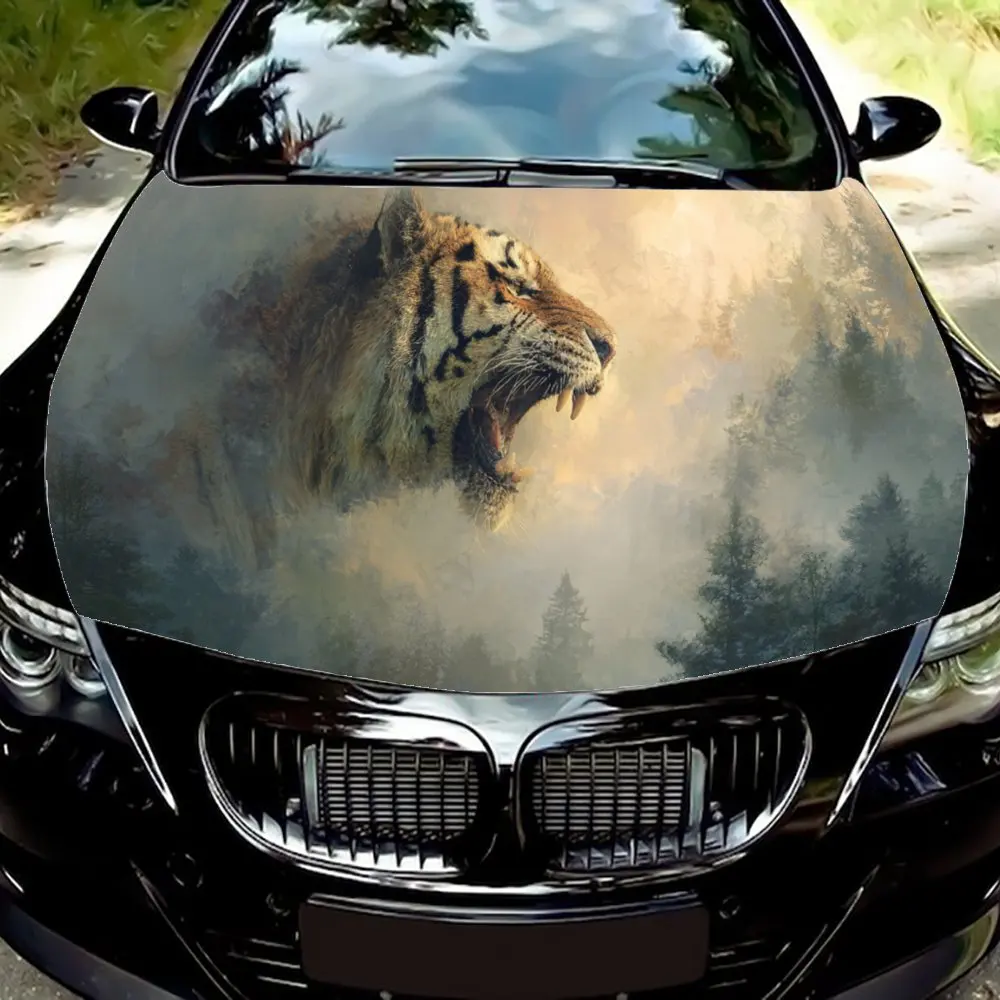 Misty Woodland Tiger Car Engine Hood Sticker, Auto Art Decal, Car Exterior Vinyl Wraps Decoration, Gift for Car Lovers, Unique D
Misty Woodland Tiger Car Engine Hood Sticker, Auto Art Decal, Car Exterior Vinyl Wraps Decoration, Gift for Car Lovers, Unique D