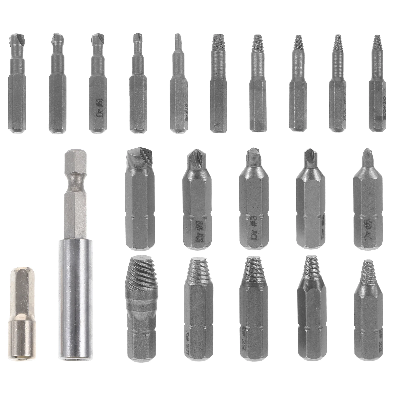 1Set Bolt Extractor Kit Sturdy Stripped Screw Remover Tool Set for Damaged Fasteners Heavy Duty Screw Extractor High Speed Steel
1Set Bolt Extractor Kit Sturdy Stripped Screw Remover Tool Set for Damaged Fasteners Heavy Duty Screw Extractor High Speed Steel