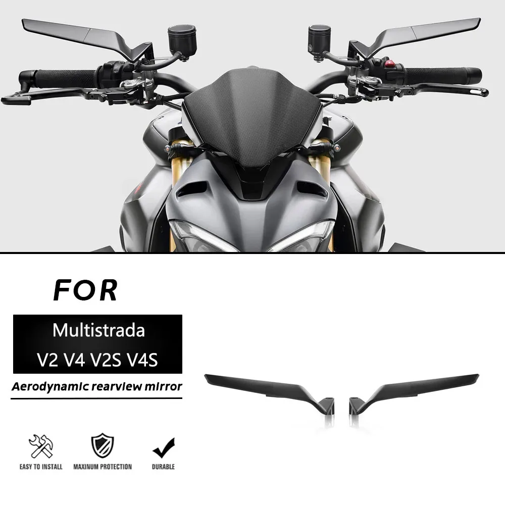 For Ducati Multistrada V2 V4 Multistrada V4 S V2 S 2026 NEW Motorcycle Mirrors Stealth Winglets Mirror Adjustable Mirrors
For Ducati Multistrada V2 V4 Multistrada V4 S V2 S 2026 NEW Motorcycle Mirrors Stealth Winglets Mirror Adjustable Mirrors