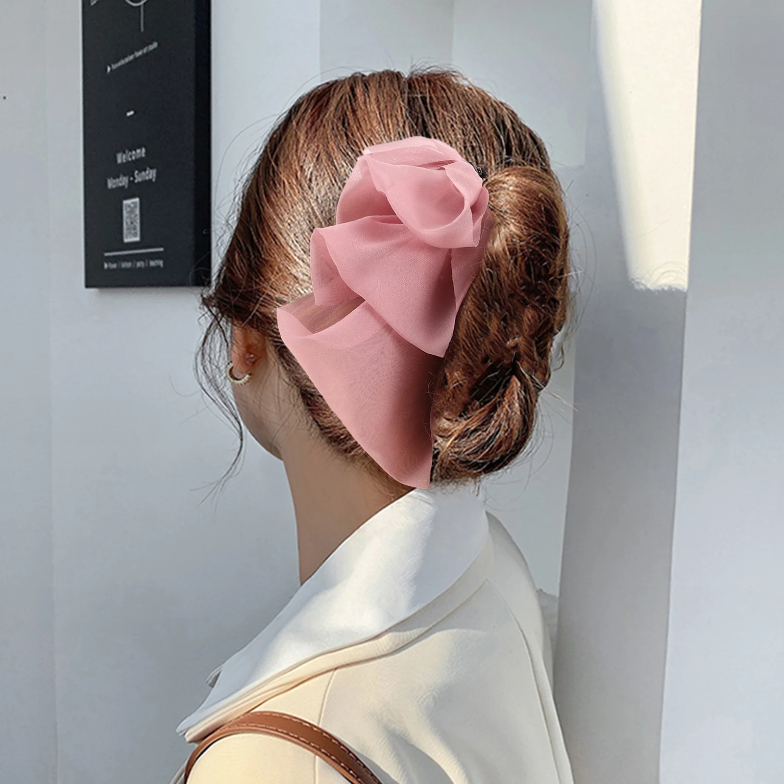 4Pcs Hair Bun Clips for Women - French Multi-Layer Bow Banana Clip Elegant Ponytail Holder Barrettes Cute Aesthetic Hair
4Pcs Hair Bun Clips for Women - French Multi-Layer Bow Banana Clip Elegant Ponytail Holder Barrettes Cute Aesthetic Hair