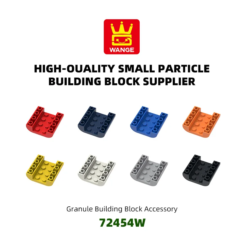 WANGE 20Pcs/Lot 72454W 16-hole lower arc of the bend Loose parts Compatible with Building Blocks DIY Toy Assembly Storage
WANGE 20Pcs/Lot 72454W 16-hole lower arc of the bend Loose parts Compatible with Building Blocks DIY Toy Assembly Storage