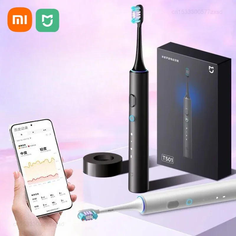 XIAOMI Mijia зубная щетка T501 электрическая зубная щетка ультразвуковая щетка IPX7 Водонепроницаемая беспроводная зубная щетка для полости рта отбеливающая щетка
XIAOMI Mijia зубная щетка T501 электрическая зубная щетка ультразвуковая щетка IPX7 Водонепроницаемая беспроводная зубная щетка для полости рта отбеливающая щетка
